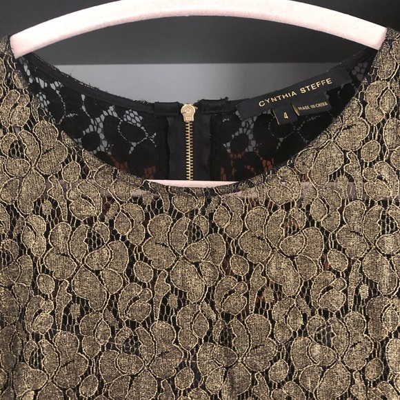 Woman’s Cynthia Steffe gold dress - Picture 4 of 7